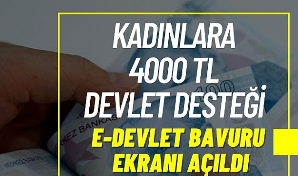 Aile Bakanlığı'ndan kadınlara 4000 TL PARA DESTEĞİ !! Tüm EV Hanımları başvurabilecek !!