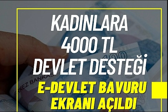 Aile Bakanlığı'ndan kadınlara 4000 TL PARA DESTEĞİ !! Tüm EV Hanımları başvurabilecek !!