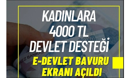 Aile Bakanlığı'ndan kadınlara 4000 TL PARA DESTEĞİ !! Tüm EV Hanımları başvurabilecek !!