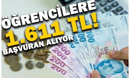 İlkokul, ortaokul, lise ve üniversite öğrencilerine 1.611 TL yardım parasını veriliyor!