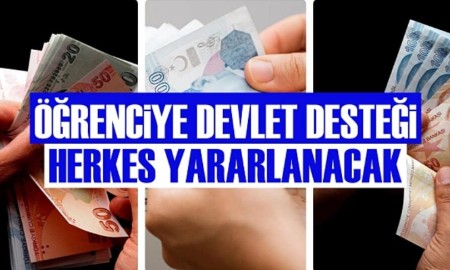 Öğrencilere Müjde... Yeni Anayasa 550 TL öğrenci desteği başvuruları başladı...  Detaylar için..